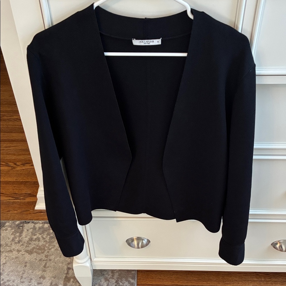MM Lafleur Black Cardigan Blazer